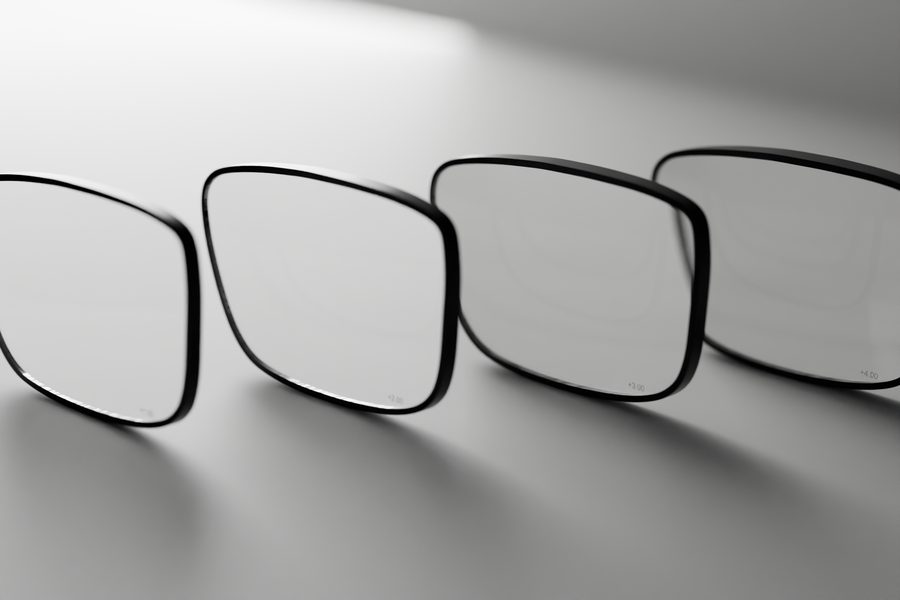 Lenses in four strengths